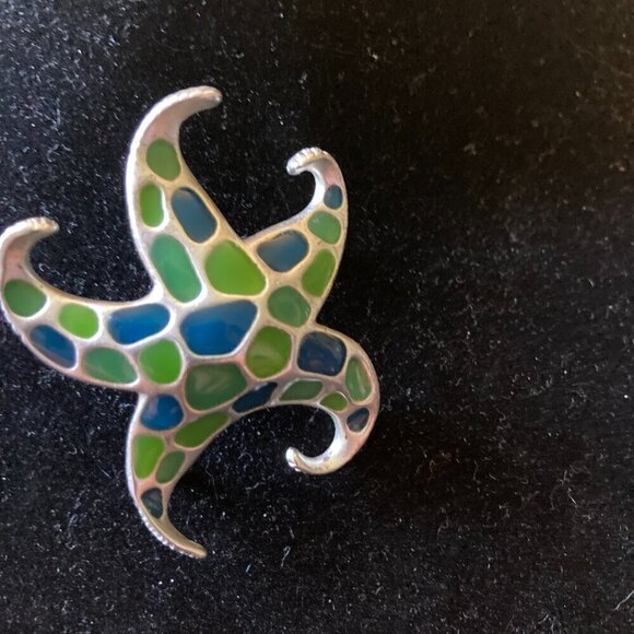 Anne Klein Starfish Pin, EUC - Picture 4 of 4